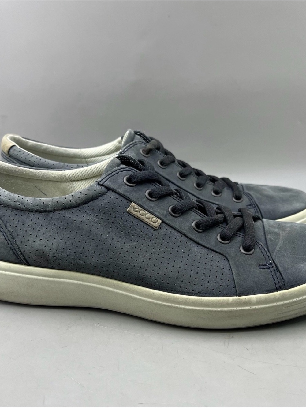 Ecco Casual Shoes Size 9 - Blue Gray Great Condition